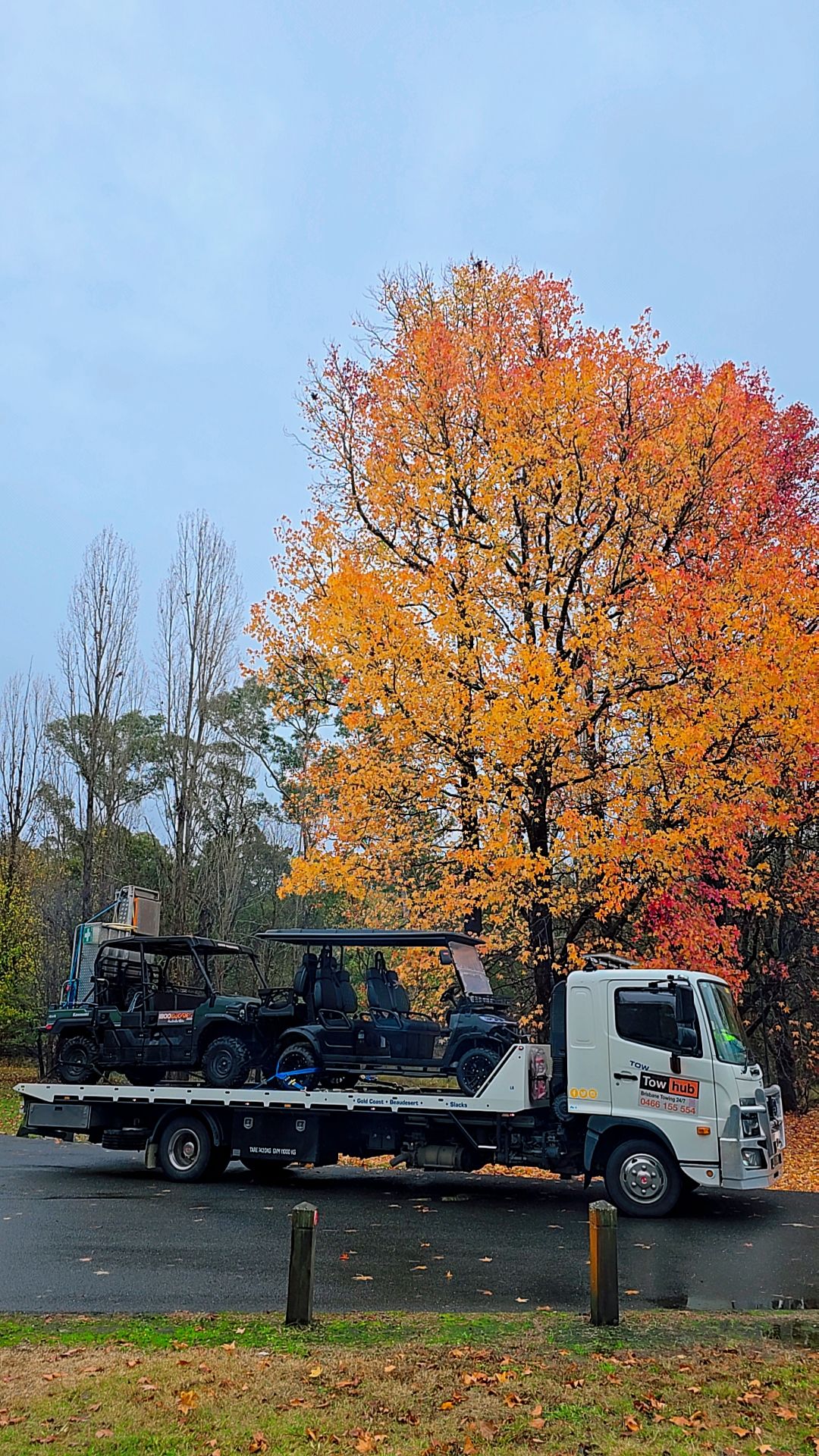 UTVs and equipment being transported by Tow Hub Brisbane